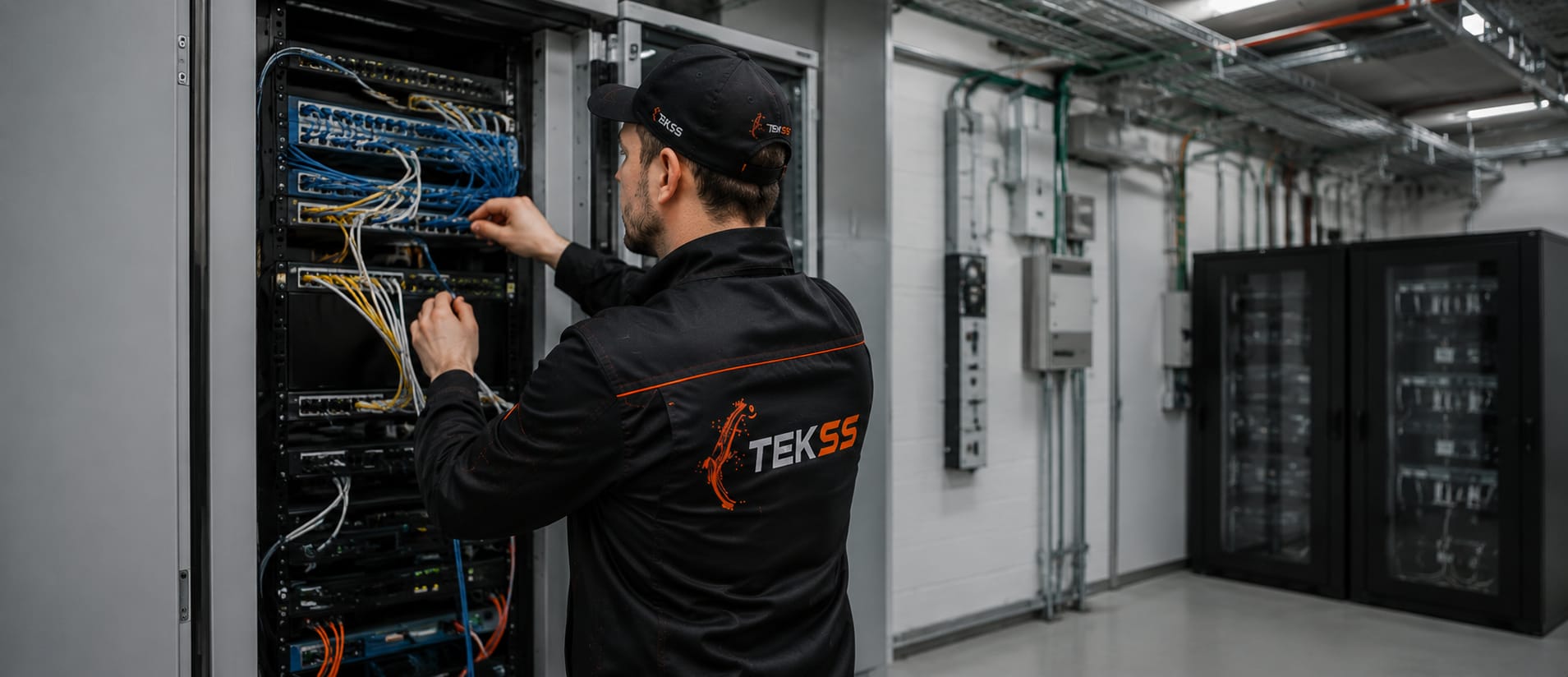 TEKSS uzstādīšanas darbi drošības sistēmu objektā