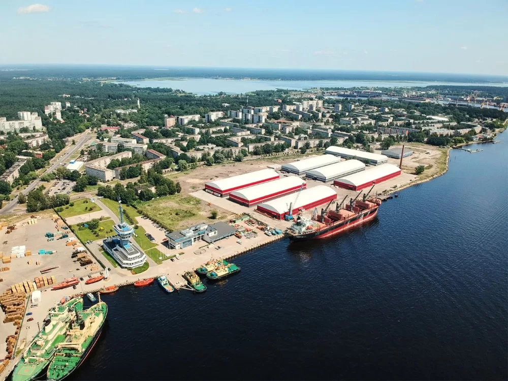 Rīgas ostas teritorija Port Milgravis